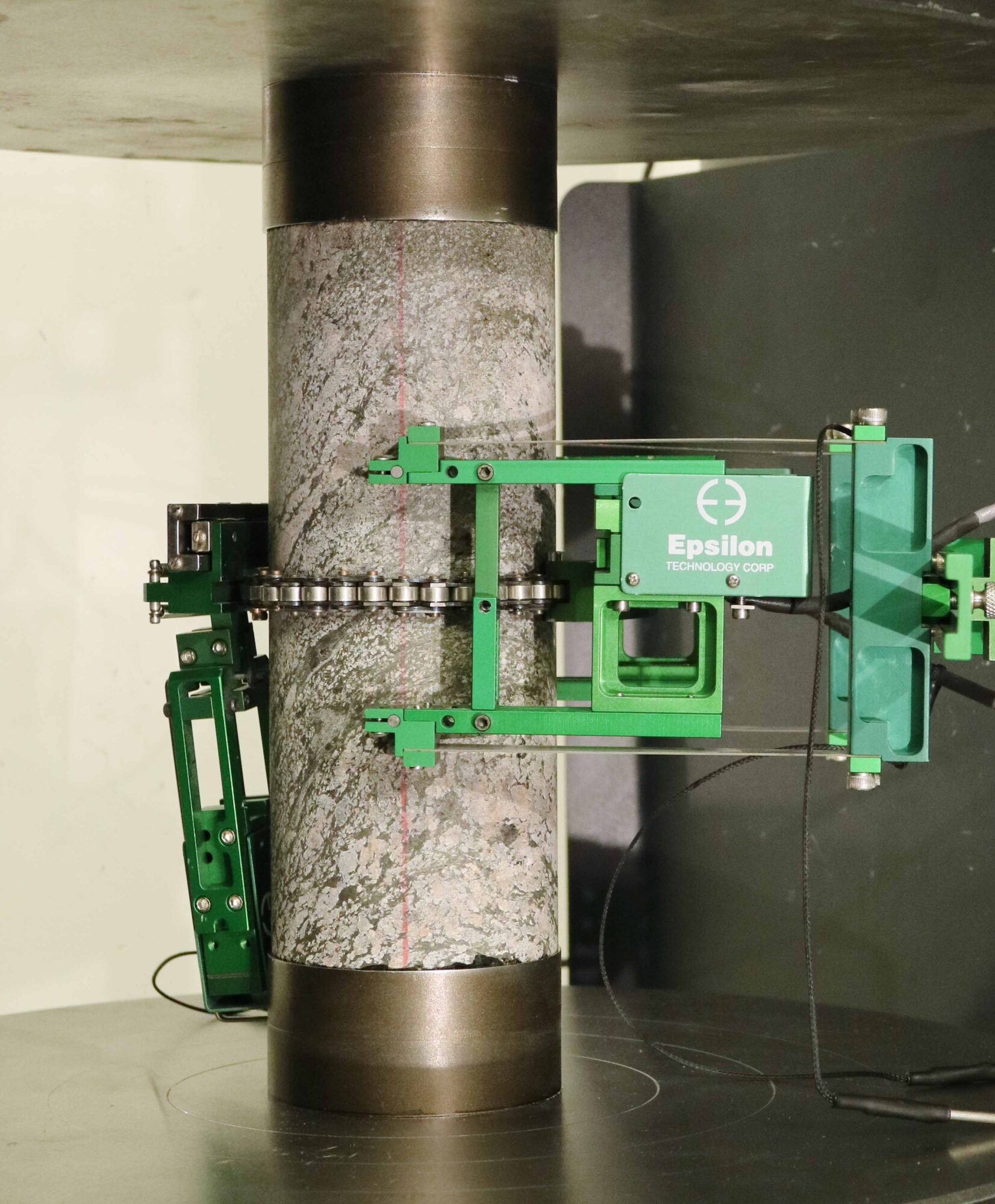 testing of the rock sample