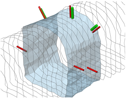 illustration of tunnel measurements