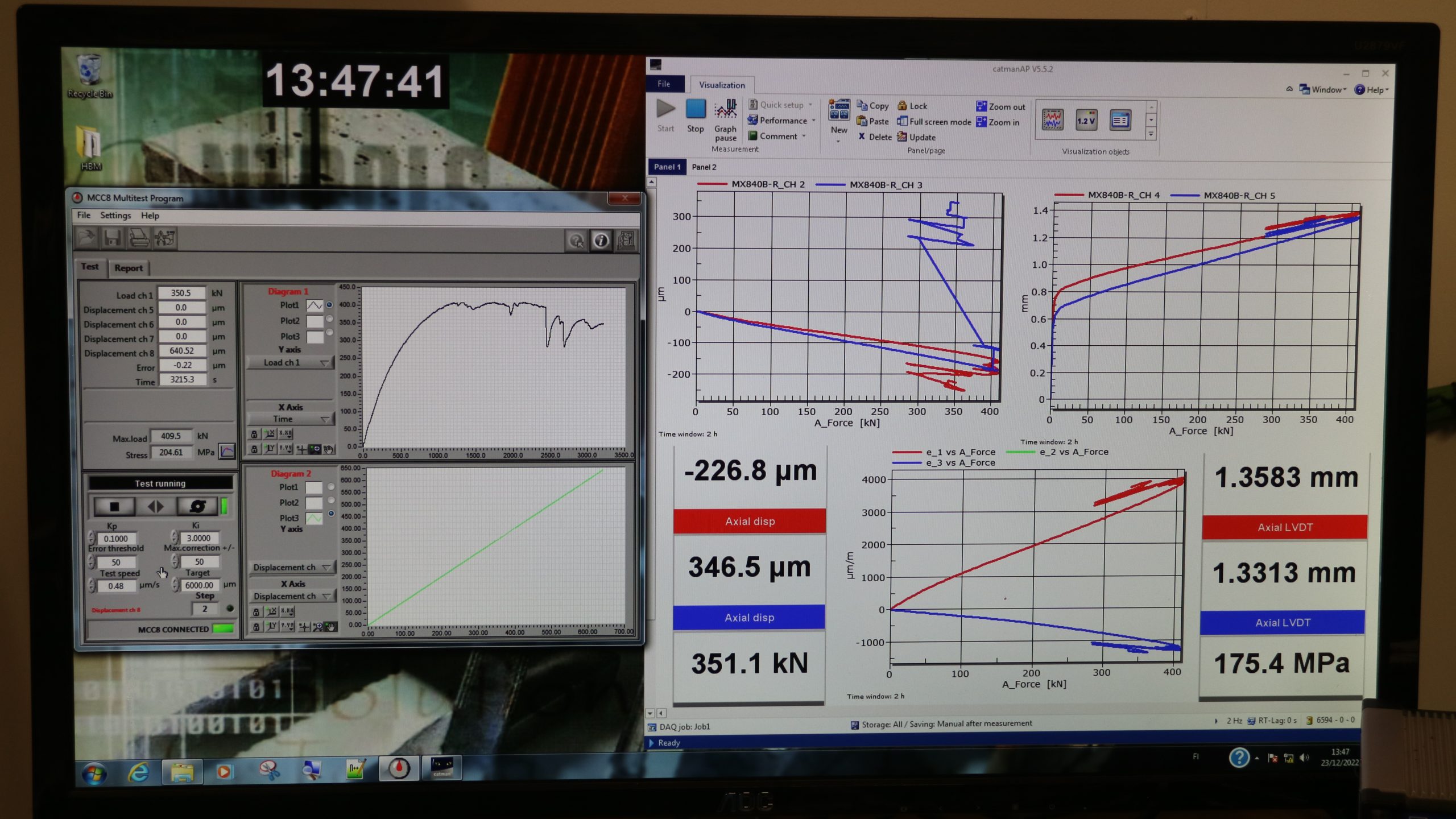 measure charts on the screen